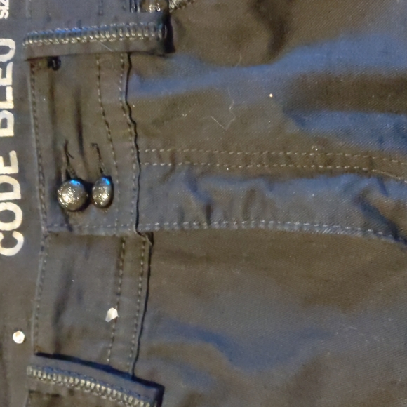 code blue black capri jeans size 12/30 - Picture 6 of 14